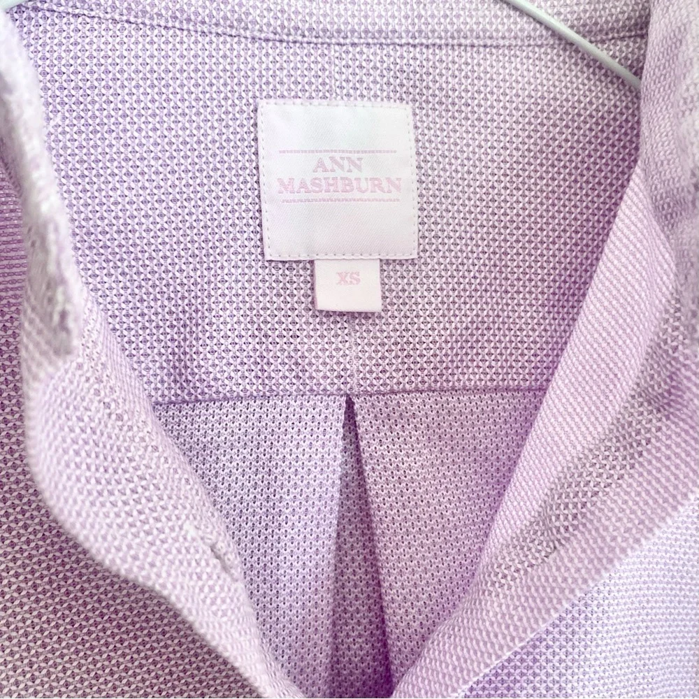 Ann Mashburn Lavender Tomboy Popover Long-Sleeve Top - Picture 3 of 7
